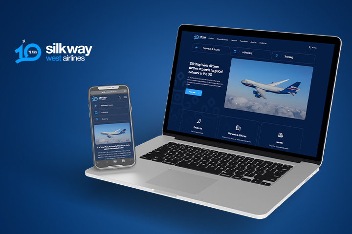 Silk Way West Airlines unveils innovative features on its new website