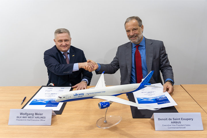 Silk Way West Airlines expands fleet with two additional Airbus A350F freighters 
