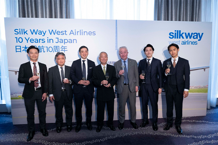 Silk Way West Airlines celebrates 10 years of operations to Japan